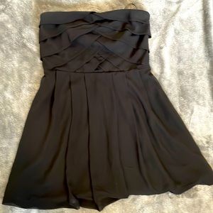 Black strapless party dress size 10